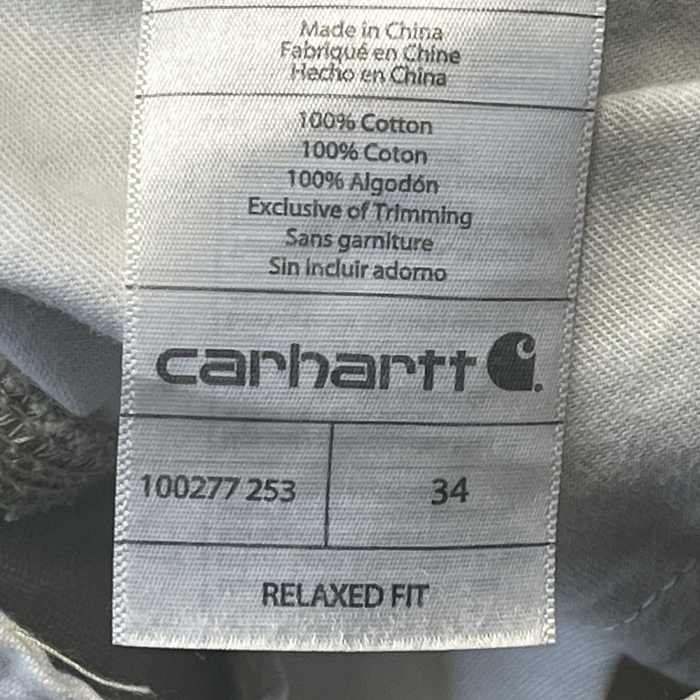 Carhartt Cargo Shorts Mens 34(Fits32) Beige Hiking Camping Outdoors Casual - Picture 7 of 7